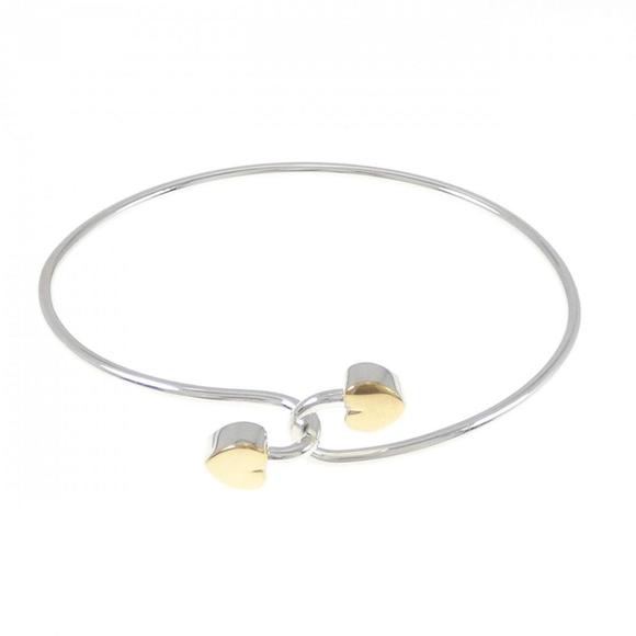 Tiffany Solid Double Heart Bangle